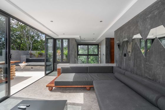 Porta stacker impermeabile per la casa design patio isolamento termico insonorizzante risparmio energetico