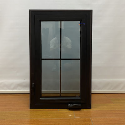 Swing Style Moderno Isolamento termico semplice e impermeabile Uragano Impatto Casa francese Aluminio Vetro Windows Design