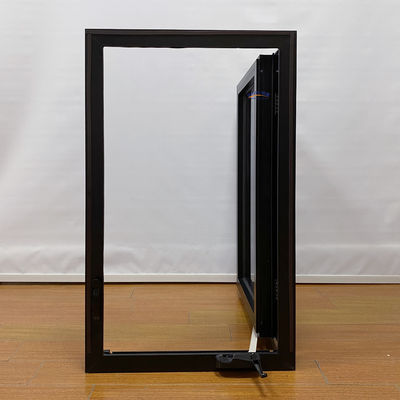 Swing Style Moderno Isolamento termico semplice e impermeabile Uragano Impatto Casa francese Aluminio Vetro Windows Design