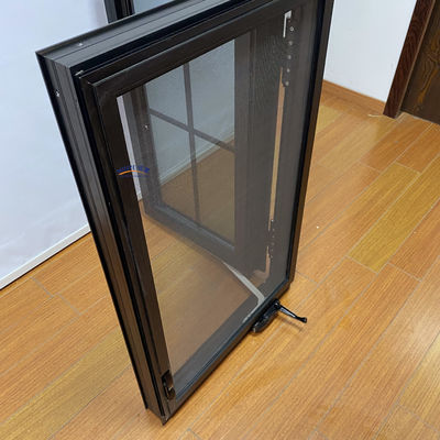 Swing Style Moderno Isolamento termico semplice e impermeabile Uragano Impatto Casa francese Aluminio Vetro Windows Design