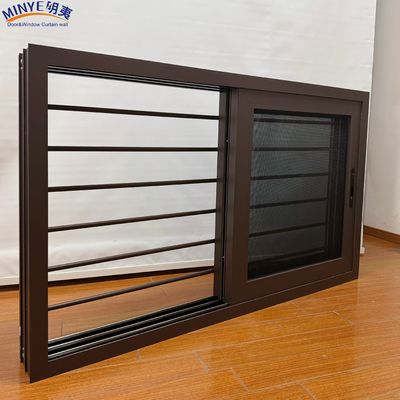 Cornice in lega di alluminio Finestre e porte scorrevoli a prova di vento per la progettazione di ristoranti