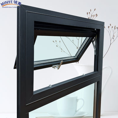 Funzione a prova di vento Personalizzato Moderno doppio vetro Tollo Finestre Swing apertura verticale