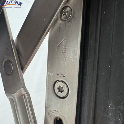 Funzione a prova di vento Personalizzato Moderno doppio vetro Tollo Finestre Swing apertura verticale