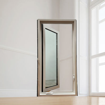 Finestre a doppio vetro di design moderno con pinne da chiodo e protezione ambientale al 100%