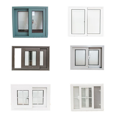 Sliding Upvc Grill a finestre a doppio vetro in integrazione di vetro per una facile manutenzione