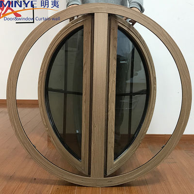 Buona resistenza alla corrosione Aluminio finestrino a rivestimento rotondo con elevata resistenza e stile