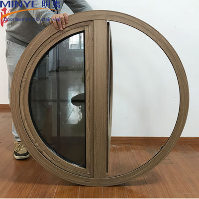 Buona resistenza alla corrosione Aluminio finestrino a rivestimento rotondo con elevata resistenza e stile