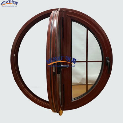 Moderno design termico di rottura di alluminio rotondo finestrino con colori personalizzati e buona tenuta