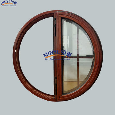 Moderno design termico di rottura di alluminio rotondo finestrino con colori personalizzati e buona tenuta