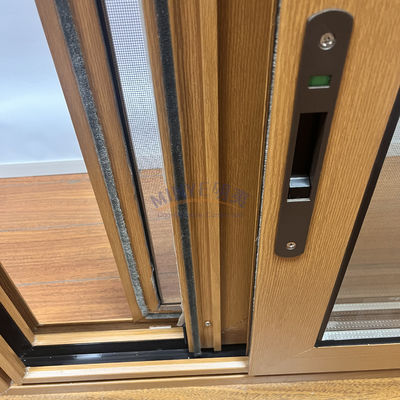 Fenestra di alluminio scorrevole ad alta resistenza e buona resistenza al vento con design personalizzato