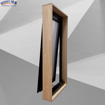 Finestra di tenda in alluminio personalizzata con buona resistenza al vento e alta resistenza