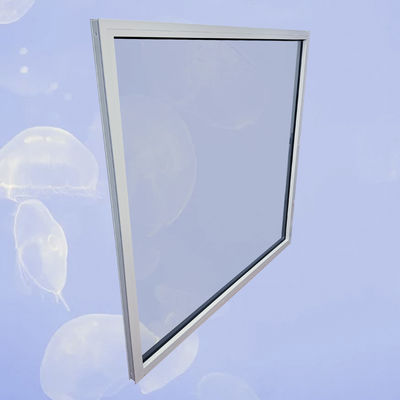 Buona resistenza al vento Aluminio finestre fisse con colori personalizzati e isolamento acustico