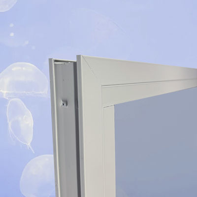 Buona resistenza al vento Aluminio finestre fisse con colori personalizzati e isolamento acustico