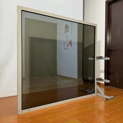 Buona resistenza al vento Aluminio finestre fisse con colori personalizzati e isolamento acustico