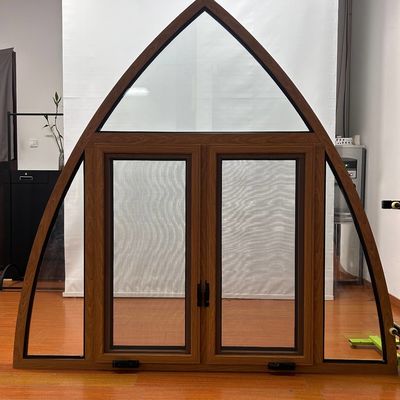 Buona tenuta vetrina di stile europeo con isolamento termico e dimensioni personalizzate