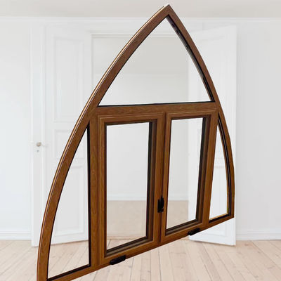 Moderno design a prova di vento Alluminio Legato Cornice Verticale Swing Opening Window per il mercato