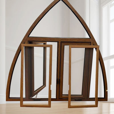 Moderno design a prova di vento Alluminio Legato Cornice Verticale Swing Opening Window per il mercato
