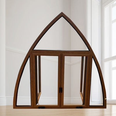 Moderno design a prova di vento Alluminio Legato Cornice Verticale Swing Opening Window per il mercato