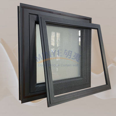 Temperature di rottura in alluminio Tilt Turn Window personalizzato per alta resistenza e buona tenuta