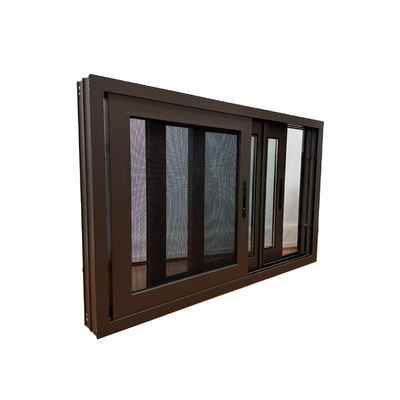 Finestra scorrevole in alluminio di design moderno ad alta resistenza per il controllo degli insetti