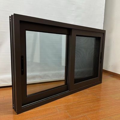 Finestra scorrevole in alluminio di design moderno ad alta resistenza per il controllo degli insetti