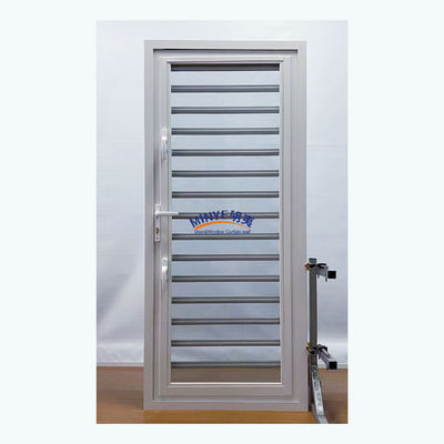 Porta in alluminio con persiana buona resistenza al vento e hardware cinese top