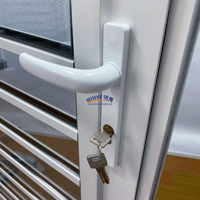 Porta in alluminio con persiana buona resistenza al vento e hardware cinese top