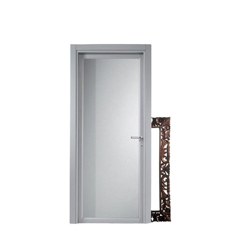 Disegno di porta in vetro in alluminio per il bagno combinazione perfetta di forma e funzione