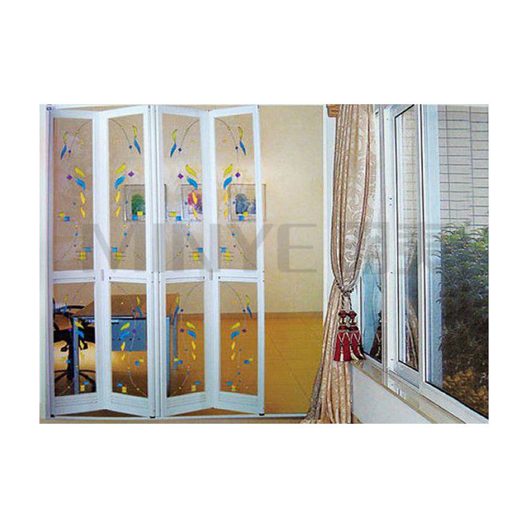 Porta pieghevole in PVC per bagni con magnete di fisarmonica