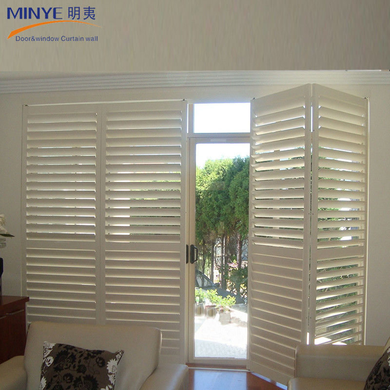 Finestre di giubbotti in PVC/UPVC rivestite in polvere liscia per persiane durevoli