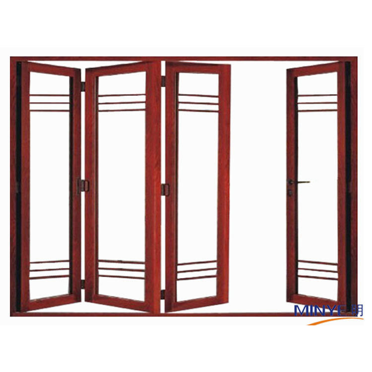 3 Righe Scorrenti Pieghevoli Porta Bifold Porta Accordion da MINYI con taglia personalizzata