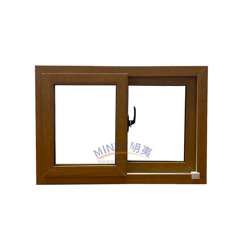 Finestre scorrevoli in UPVC personalizzabili con modello di apertura orizzontale e selezione del colore