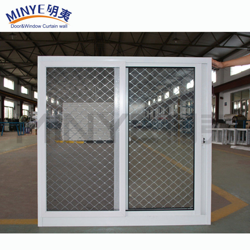 Innovativi colori personalizzati Noise Killer PVC/UPVC Sliding Window con Grill Design