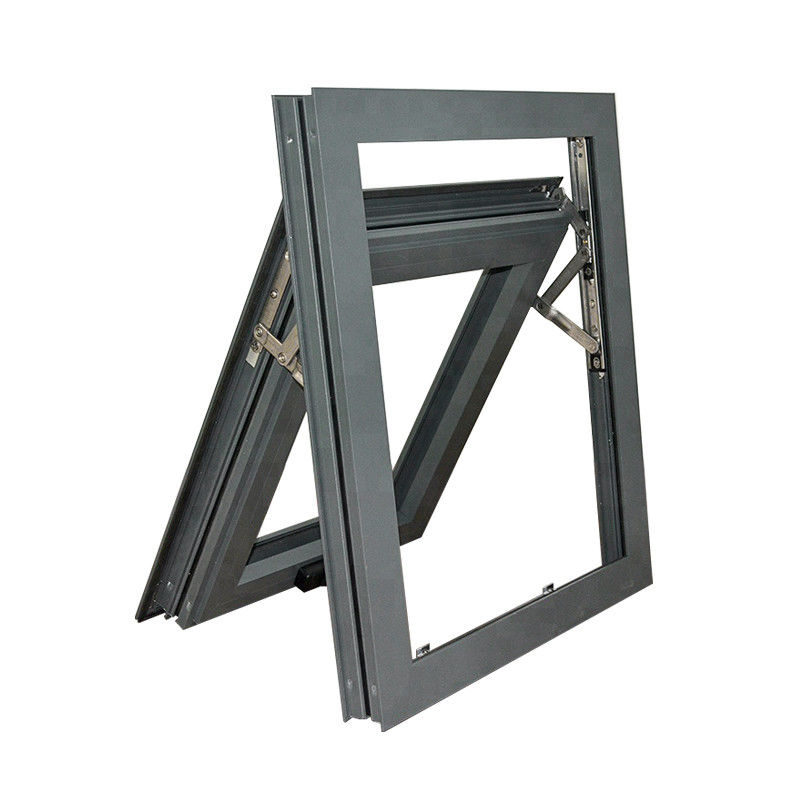 Finestra a 45 gradi con telaio in alluminio di 1,4 mm di spessore e rivestimento in polvere