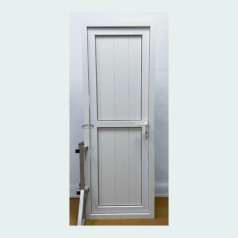 Porta a chiusura verticale in UPVC in vetro doppio temperato in stile francese per porte a chiusura in PVC