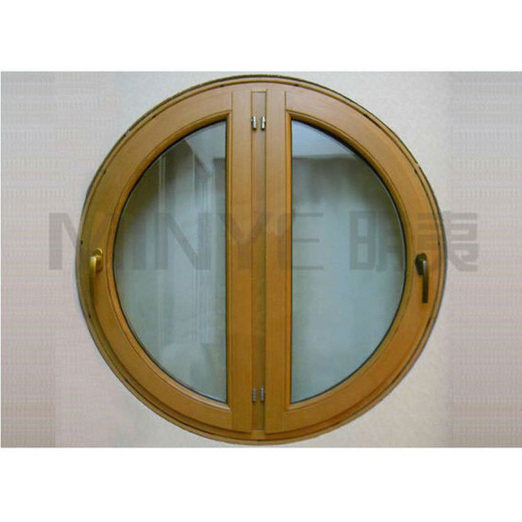 5mm-12mm vetro Spec circolo a forma di doppio pannello Swing Out Round Window Casement finestra per il flusso d'aria e estetica
