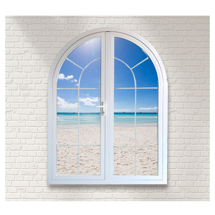 Migliora l'ingresso della tua casa con porte di ingresso in alluminio top design semicircolari