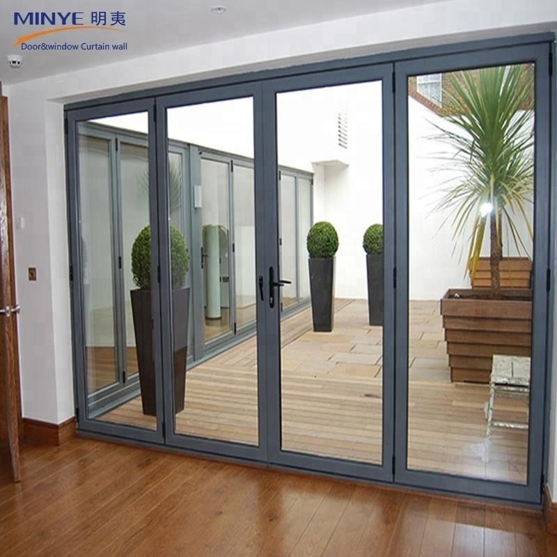 Porta scorrevole a profilo di alluminio normale da Shanghai con vantaggio di risparmio energetico