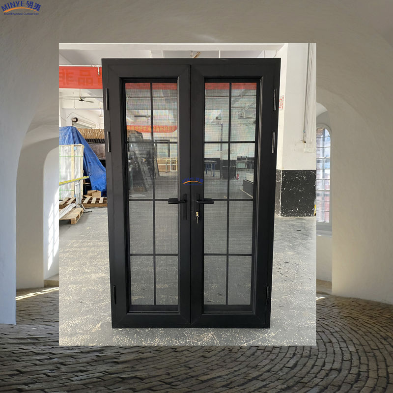 Porta di casamento in alluminio realizzata in lega di alluminio per il design moderno e il controllo degli insetti