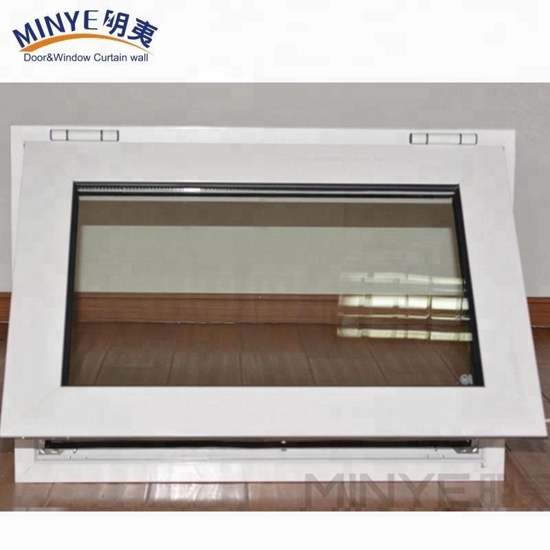 Swing Open Normal PVC Profile Color Customization UPVC/PVC Finestre pendenti singole orientate orizzontalmente