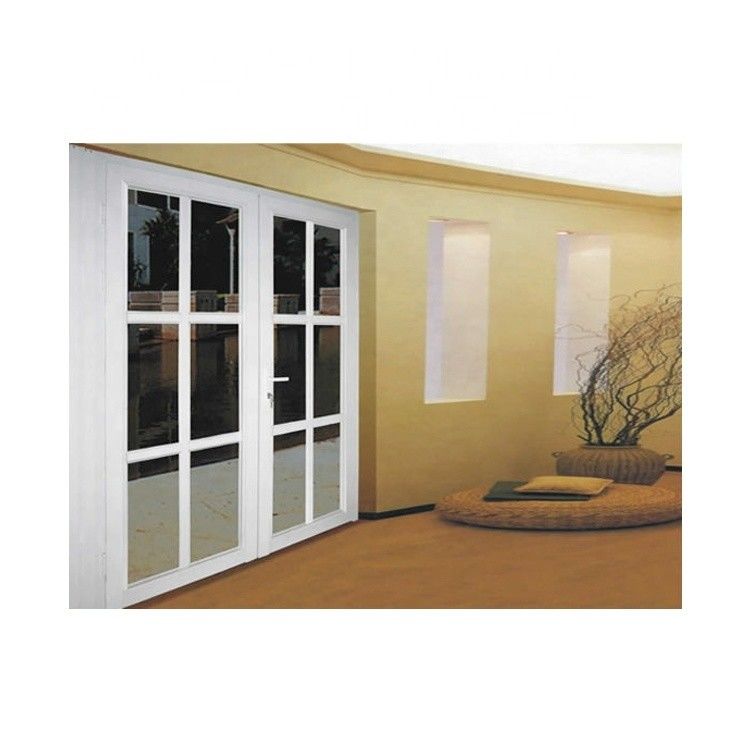 5MM 9A 5MM Glass Spec Aluminum Entrance Doors for Modern Iron Grill Glass Balcony Door