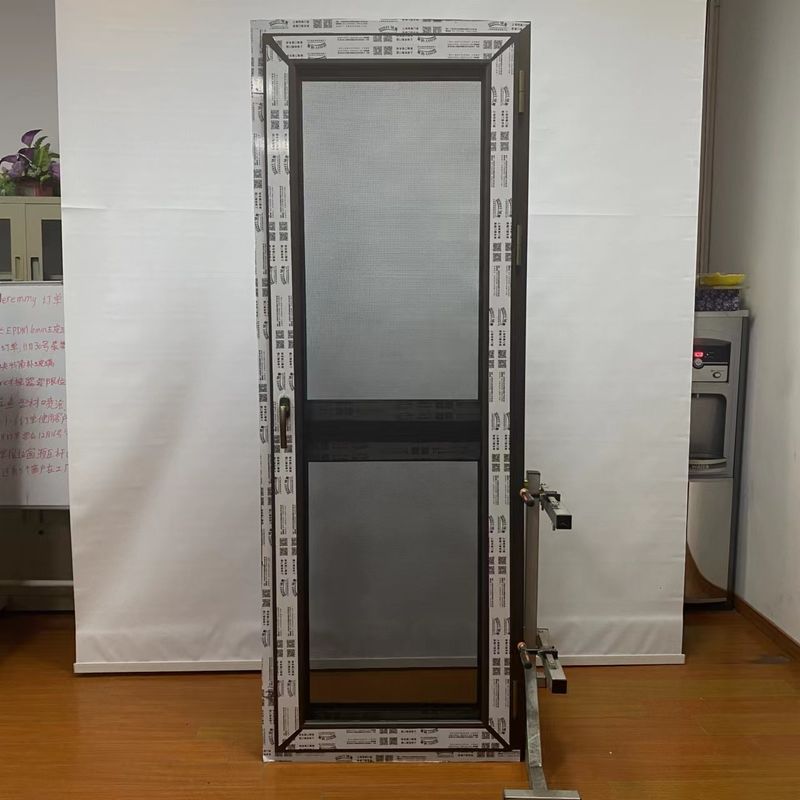 Porta in vetro minimalista con finestrino a cassa di doppio foglio in alluminio top hardware cinese
