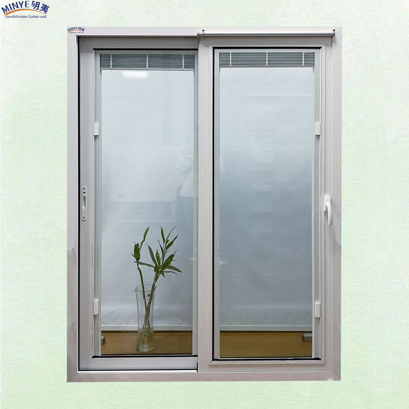 Porta scorrevole in vetro temperato in alluminio con finitura liscia e rivestimento a basso E a Shanghai