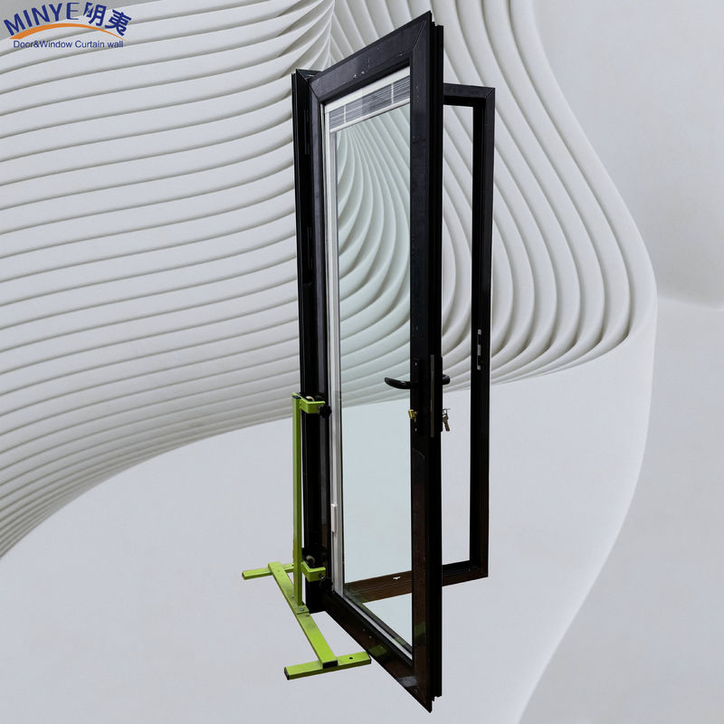 Dimensioni personalizzate Aluminio Porta di ingresso frontale Francese Casement per vetro interno casa