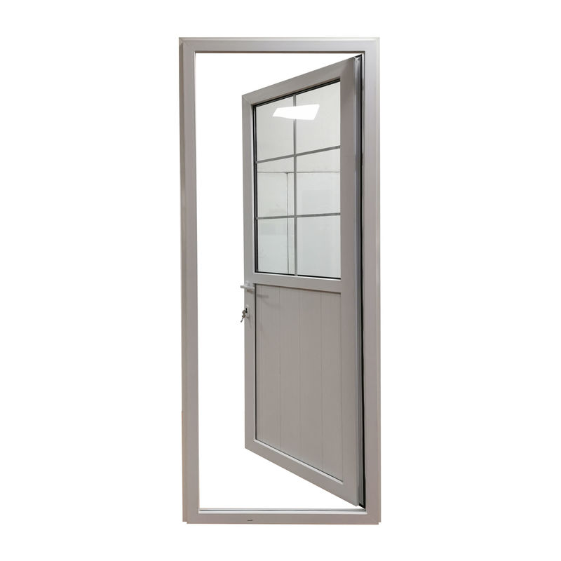 Dimensione personalizzata Hiseng Casa moderna impermeabile esterno Pvc Casement Porta upvc porta