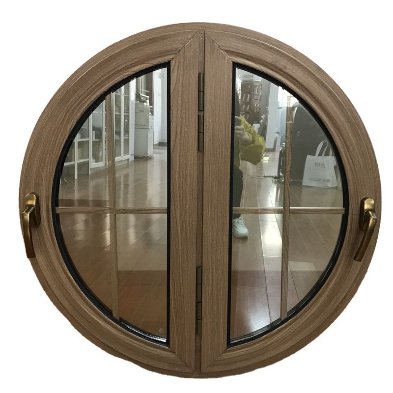 Buona resistenza alla corrosione Aluminio finestrino a rivestimento rotondo con elevata resistenza e stile