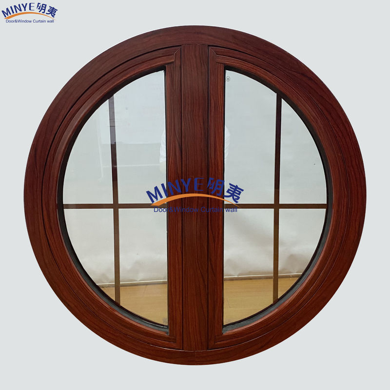 Moderno design termico di rottura di alluminio rotondo finestrino con colori personalizzati e buona tenuta