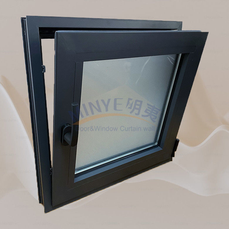 Temperature di rottura in alluminio Tilt Turn Window personalizzato per alta resistenza e buona tenuta